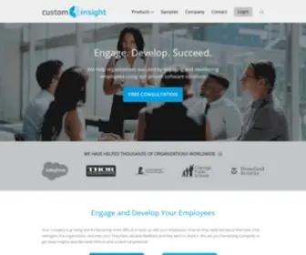 Custominsight.com(360 Degree Feedback) Screenshot