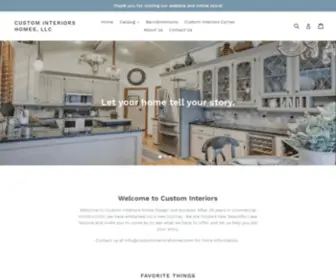 Custominteriorshomes.com(Custom Interiors Homes) Screenshot