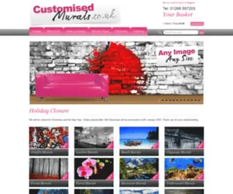 Customisedmurals.co.uk(Wall murals of any image and any size) Screenshot