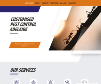 Customisedpest.com.au(Customised Pest Control) Screenshot