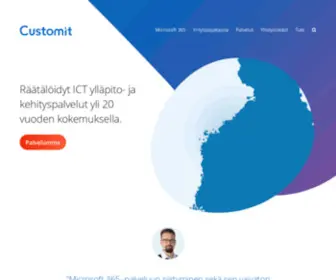 Customit.fi(IT-palvelut Seinäjoelta) Screenshot