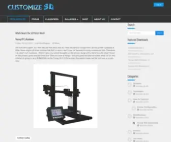 Customize-3D.com(Featured entries) Screenshot