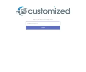 Customized.app(Connection timed out) Screenshot