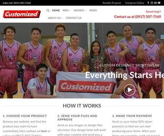 Customized.com.ph(Customized Philippines) Screenshot