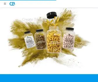 Customizedblends.com(Create Custom Supplements) Screenshot
