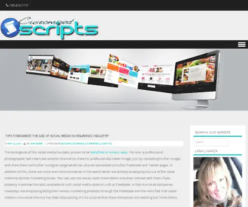 Customizedscripts.biz(Customized Scripts) Screenshot
