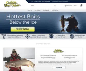 Customjigsandspins.com(Custom Jigs & Spins Ice Fishing Jigs & Baits) Screenshot