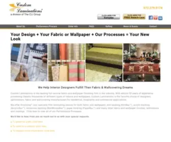 Customlaminations.com(Custom Laminations) Screenshot