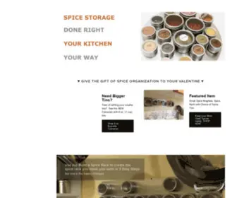 Custommagneticspicerack.com(Our specialty) Screenshot