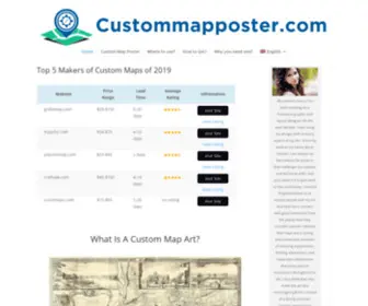 Custommapposter.com(Custommapposter) Screenshot