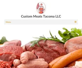 Custommeatsllc.com(Custom Meats) Screenshot