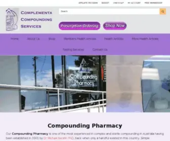 Custommedicine.com.au(Complementary Compounding Services) Screenshot