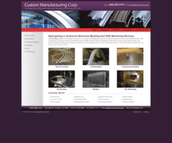 Custommfgcorp.com(Stretch Forming) Screenshot