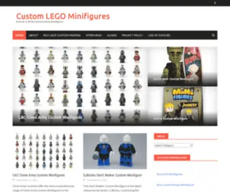 Customminifig.co.uk(Lego Custom minifigures reviews news tips and photos of custom Lego minifigs) Screenshot