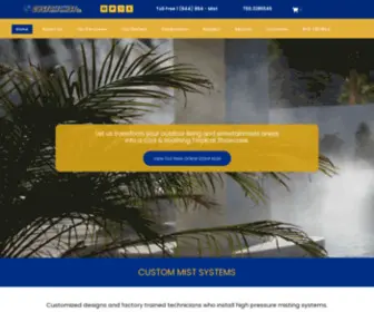 Custommistsystems.com(Misting System Installations) Screenshot