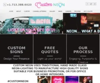 Customneon.co(Customneon) Screenshot