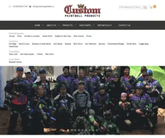 Custompaintball.co(Shop Paintball Gear Online) Screenshot