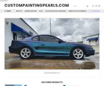 Custompaintingpearls.com(We provide Effect Pearl Pigments & Flakes for Automotive) Screenshot