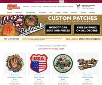 Custompatchfactory.com(Custom Patches Online at Lowest Prices) Screenshot