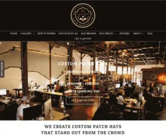 Custompatchhats.com(Custom Patch Hats) Screenshot