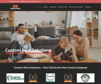 Custompestsolutions.com(Your Full) Screenshot