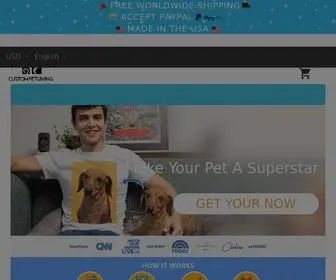 Custompetgiving.com(CustomPetsShoes) Screenshot