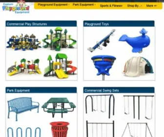 Customplaygroundequipment.com(Outdoor Commercial Playground Equipment for Schools) Screenshot