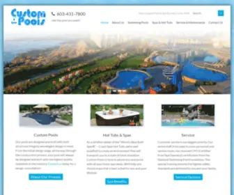 Custompools.com(Custom Pools) Screenshot