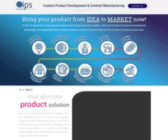 Customproduct.com(IPS Product Development & Manufacturing) Screenshot