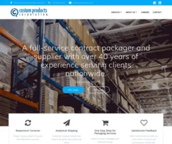 Customproducts.net(Front Page) Screenshot