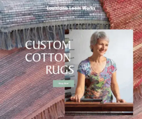 Customragrugs.com(Louisiana Loom Works) Screenshot
