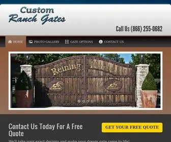 Customranchgates.com(Custom Ranch Gates) Screenshot