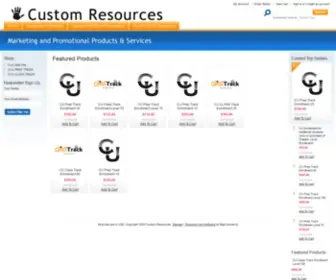 Customresources.com(Marketing Education) Screenshot