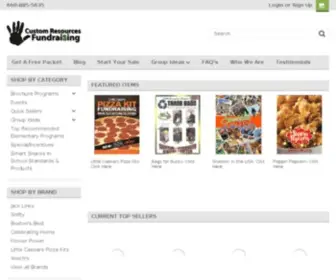 Customresourcesfundraising.com(Great Fundraising Ideas) Screenshot