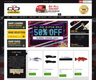 Customrodcomponents.com(Custom Rod Components) Screenshot