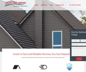 Customroofcompany.com(Residential & Commercial Roofing) Screenshot