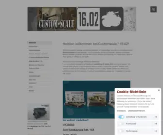 Customscale.de(Herzlich willkommen bei Customscale) Screenshot