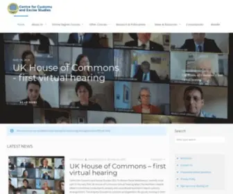 Customscentre.com(Centre for Customs and Excise Studies) Screenshot