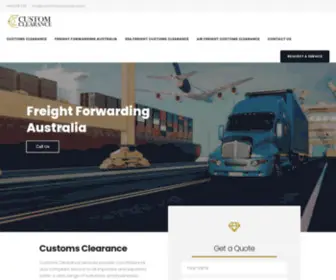 Customsclearance.net.au(Customs Clearance Melbourne) Screenshot