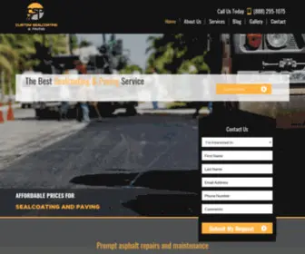 Customsealcoatingandpaving.com(C.S.P) Screenshot