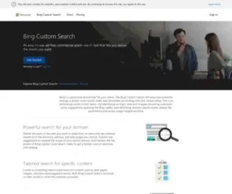 Customsearch.ai(Bing Custom Search) Screenshot