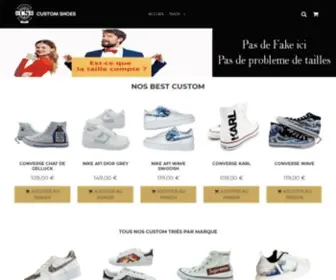Customshoes-Malaga.fr(Custom Shoes) Screenshot