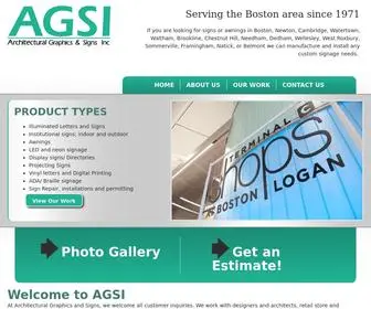 Customsignsboston.com(Architectural Graphics & Signs Inc) Screenshot