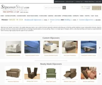 Customslipcoversnow.com(Custom & Ready Made) Screenshot