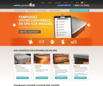 Customspacover.com(Couvercle de Spa) Screenshot