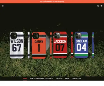 Customsportcases.com(Custom Jersey Phone Cases) Screenshot