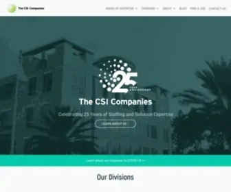 Customstaffinginc.com(CSI Companies) Screenshot