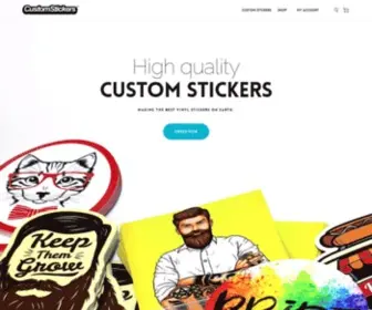 Customstickers.net(Custom Stickers) Screenshot