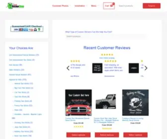 Customstickershop.us(Google Trusted Store) Screenshot