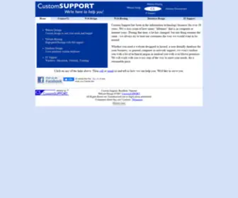 Customsupport.com(Custom Support) Screenshot